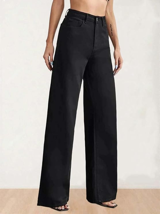 KAVORA Women’s High Rise Straight Fit Jeans with Classic Style and Comfortable Everyday Wear