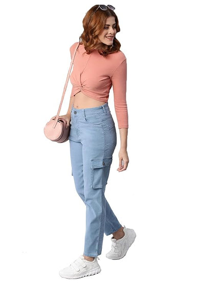 ALVINA Women's Straight Fit Low Rise Denim Jeans with Classic Style and Comfortable Everyday Wea