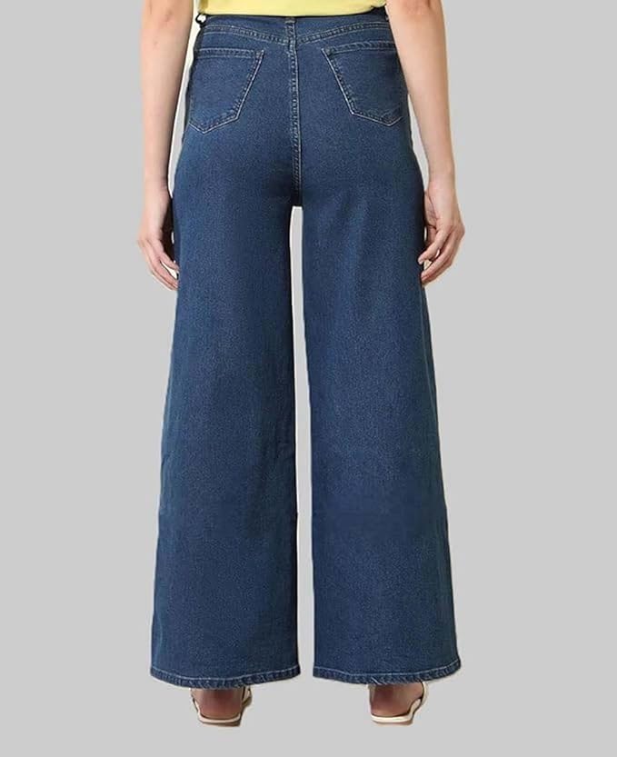 AURVINE Women’s High Waisted Flared Jeans Stylish Stretchy Bell Bottom Trendy Denim Pants