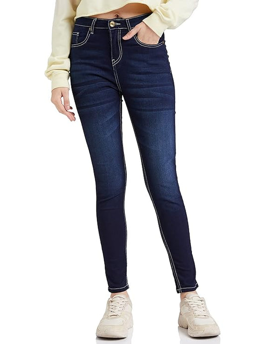 Avelora Brand - Sylvara Women's Stretchable Skinny Fit Denim Jeans for Casual and Everyday Wear