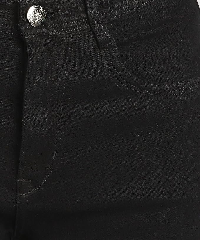 NovaWear Women's Denim Straight Fit Boyfriend Jeans with Comfortable Mid-Rise Waist and Casual Style